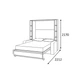 Шкаф-кровать-диван Smartmebel HF PLUS-160 K2 Гикори Рокфорд Светлый 160х200 см (N 100-35) - изображение 4