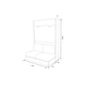 Шкаф-Кровать-Диван Smartmebel MIRA SOFA PLUS 140х200 см Гикори Рокфорд Светлый (N 100-9:R) - изображение 3