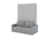Шкаф-Кровать-Диван Smartmebel MIRA SOFA PLUS NEW 160х200 см Пепельный (N 100-12:P) - изображение 1