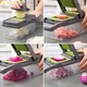Многофункциональная ручная овощерезка мультислайсер 8в1 Nicer Dicer XL 62 с контейнером 1.5л и сменными насадками - изображение 4