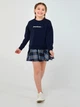 Детское платье для девочки Smil 120363-3 116 см Темно-синее (4824039293150) - изображение 3