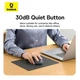 Беспроводная компьютерная мышь Baseus F02 |2.4G+BT5.2, 1000-4000DPI| black - изображение 3