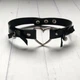 Жіночий чокер з сердечком та бантиками в готичному стилі Honey Fashion Accessories чорний (16-46) - изображение 5