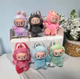 Коллекционный набор мягких игрушек Лабубу первая колекция, 6 в 1 The Monsters Labubu 20 см GEN3 - изображение 1
