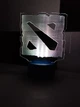 3d-светильник Дота Dota, 3д-ночник, несколько подсветок (на батарейке), подарок геймеру - изображение 1