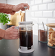 Френч-пресс 1 литр IKEA UPPHETTA стеклянный заварник для кофе и чая, заварочный чайник 1000 мл ИКЕА УППХЕТТА - изображение 3