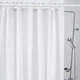 Шторка для ванної та душу IKEA BJÄRSEN 180x200 см біла фіранка у ванну кімнату без кілець 604.437.02 - зображення 5