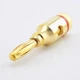 Штекер коннектор разъем типа банан Alitek Banana Plug Gold/Red ring (48864) - изображение 3