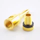 Штекер коннектор разъем типа банан Alitek Banana Plug Gold/Black ring (48863) - изображение 3