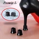 Силіконові накладки на каблуки Protective heel stoppers Black Розмір L - зображення 1