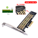 Контроллер Dynamode M.2 SSD NVMe M-Key to PCI-E 3.0 x4/ x8/ x16, full profile br (PCI-Ex4- M.2 M-key) - изображение 6