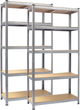 Складський стелаж Humberg HR-810 150 x 75 x 30 см 2 шт (5903890617608) - зображення 1