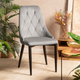 Krzesło do kuchni i salonu HOMLA LOUIS QUILTER 44 x 59 x 88 cm Grey (5904183849010) - obraz 6