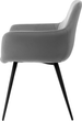 Krzesło do kuchni i salonu HOMLA FELLICE 56 x 61 x 86 cm Grey (5904183847283) - obraz 3