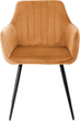 Krzesło do kuchni i salonu HOMLA ANDRE 56 x 61 x 86 cm Caramel (5904183847313) - obraz 2