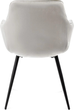 Krzesło do kuchni i salonu HOMLA ETIENNE 56 x 61 x 86 cm Light Grey (5904183847337) - obraz 4