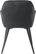 Стілець для кухні та вітальні HOMLA FLOSSI 57 x 63 x 84 см Black (5902869999189) - зображення 4