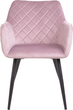 Krzesło do kuchni i salonu HOMLA SHELTON 56 x 60 x 84 cm Pink (5904183860497) - obraz 2