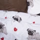 Комплект постельного белья Бязь 17-0566 Pug-dog 143х210х2 (2200004682136) - изображение 2