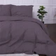Комплект постільної білизни MirSon Сімейний 2х143х210 Ranforce Elite 17-0603 Stripe Violet Ранфорс (2200008051624) - зображення 3