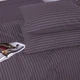 Комплект постельного белья MirSon Двуспальный 175 x 210 Ranforce Elite 17-0603 Stripe Violet Ранфорс (2200008051600) - изображение 5