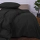 Комплект постельного белья MirSon семейный 143x210 см х 2 шт 17-0611 Stripe Black Ranforce Elite (2200008200176) - изображение 4