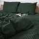 Комплект постельного белья MirSon семейный 143x210 см х 2 шт 17-0612 Stripe Emerald бязь (2200008201753) - изображение 7