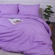 Комплект постельного белья MirSon семейный 143x210 см х 2 шт 17-0618 Stripe Purple Ranforce Elite (2200008203252) - изображение 6