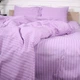 Комплект постельного белья MirSon семейный 143x210 см х 2 шт 17-0618 Stripe Purple бязь (2200008203757) - изображение 7
