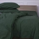 Комплект постельного белья MirSon Ranforce Elite Евро 200х220 см 17-0612 Stripe Emerald Ranforce (2200008201241) - изображение 8