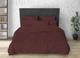 Комплект постельного белья MirSon Двуспальный 175х210 см 17-0617&nbsp;Stripe&nbsp;Brown Бязь (2200008202736) - изображение 2