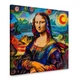 Картина на полотні Яскрава Мона Ліза 80x80 см (336ML_L) - зображення 1