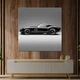Картина на холсте Роскошный чёрный автомобиль 80x80 см (296ML_L) - изображение 2
