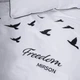 Комплект постельного белья MirSon двуспальный 175x210 см 11-2107 White Freedom Ranforce Elite (2200008700447) - изображение 2