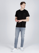 T-shirt męski bawełniany Cross Jeans 15250-020 2XL Czarny (8699438699829) - obraz 3