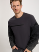 T-shirt męski bawełniany Cross Jeans 16052-021 M Antracytowy (8697319727531) - obraz 4