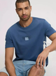 T-shirt męski bawełniany Cross Jeans 16054-005 XL Niebieski (8697319727852) - obraz 4