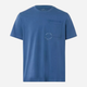 T-shirt męski bawełniany Cross Jeans 16055-005 2XL Niebieski (8697319727913) - obraz 5