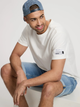 T-shirt męski bawełniany Cross Jeans 16063-028 L Ecru (8697319728545) - obraz 4