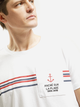 T-shirt męski bawełniany z nadrukiem Cross Jeans 16077-008 L Biały (8697319751154) - obraz 4