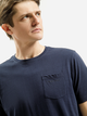 Футболка бавовняна довга чоловіча Cross Jeans 16107-001 2XL Темно-синя (8697319730012) - зображення 4