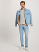 Футболка бавовняна довга чоловіча Cross Jeans 16107-004 M Світло-сіра (8697319729832) - зображення 3