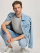 T-shirt męski bawełniany Cross Jeans 16107-004 XL Jasnoszary (8697319729856) - obraz 4