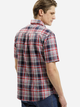 Koszula męska bawełniana z krótkim rękawem w kratę Cross Jeans 35599-466 2XL Czerwony/Niebieski (8697319764673) - obraz 2