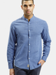 Koszula męska bawełniana Cross Jeans 35602-005 M Niebieska (8697319764772) - obraz 1