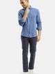Koszula męska bawełniana Cross Jeans 35602-005 M Niebieska (8697319764772) - obraz 3