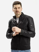 Куртка шкіряна чоловіча Cross Jeans 40231-020 XL Чорна (8697319051032) - зображення 1