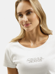 T-shirt damski bawełniany Cross Jeans 55577-008 XS Biały (8697319730722) - obraz 4