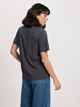 T-shirt damski bawełniany z nadrukiem Cross Jeans 56153-021 XL Antracytowy (8697319731149) - obraz 2