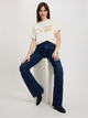 Футболка бавовняна жіноча Cross Jeans 56155-028 S Екрю (8697319731163) - зображення 3
